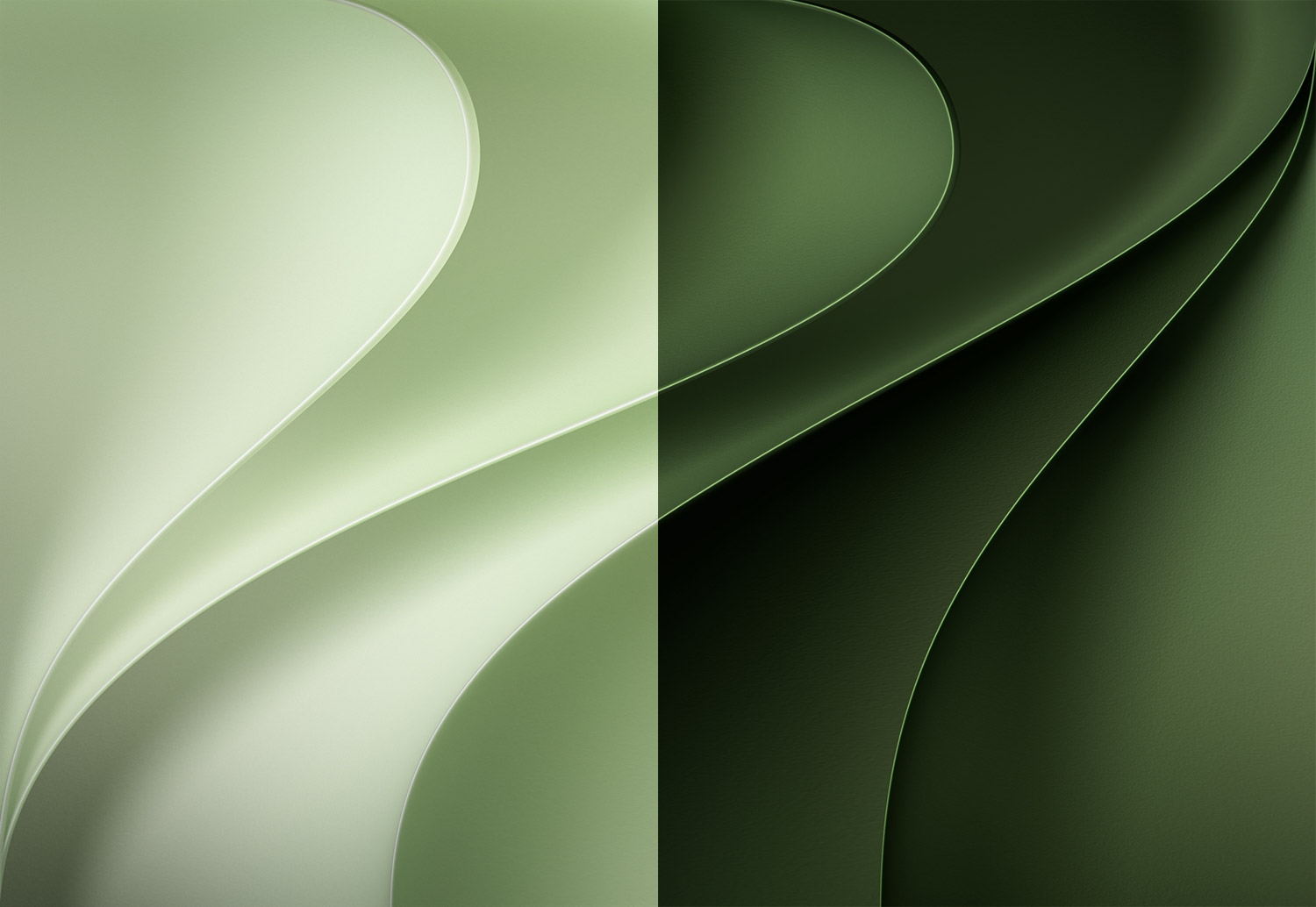 Official iOS 27 CarPlay Wallpapers Green