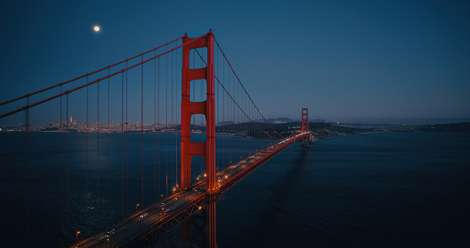 macOS Golden Gate Sunset and Night Wallpapers Golden Gate Night