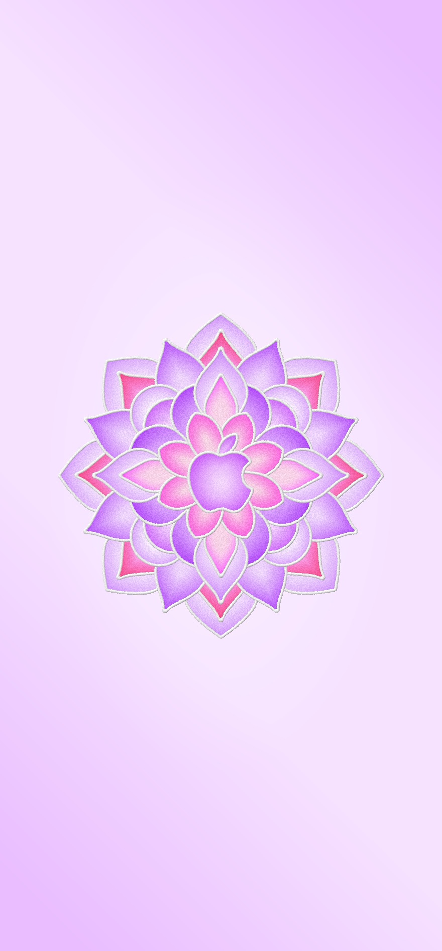 Apple Rangoli Wallpapers Purple